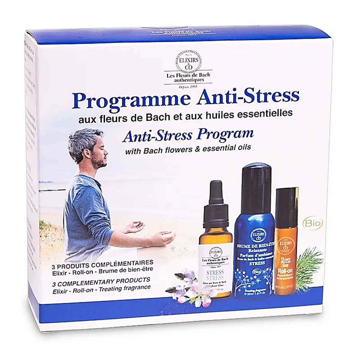 BACH ANTI-STRESS PROGRAM - HOLISTISK AROMATERAPI - - ELIXIRS & CO - StudioBuus