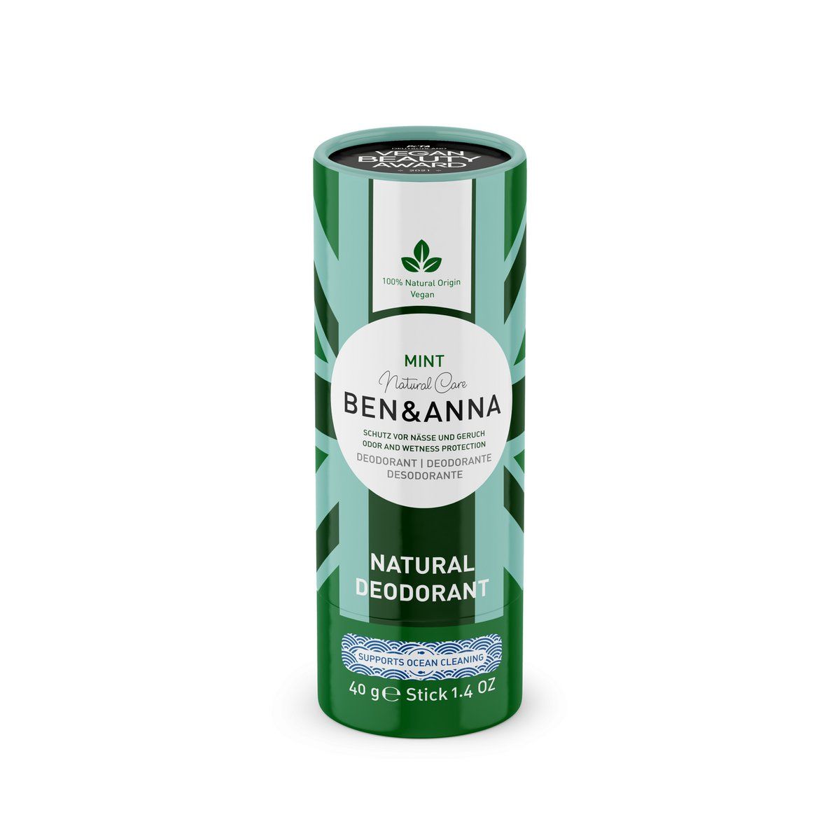 BEN & ANNA - NATURLIG DEODORANT STICK M. MINT - deodorant - BEN & ANNA - StudioBuus