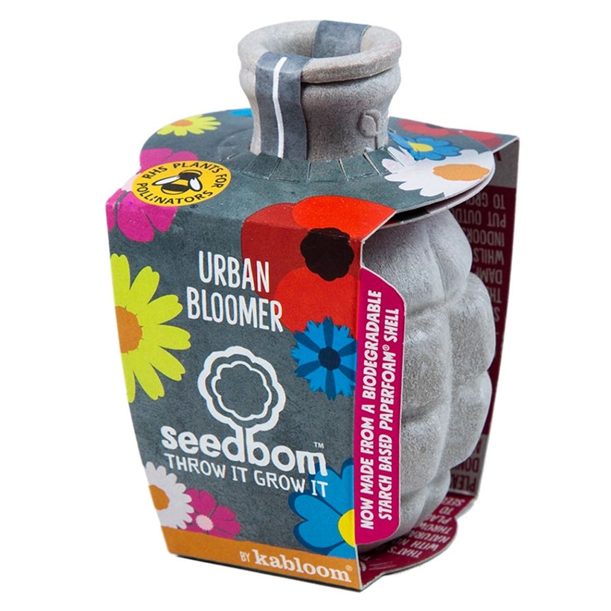 URBAN BLOOMER SEEDBOM - FRØBOMBE M. VILDE BLOMSTER TIL BYHAVER - KABLOOM - FRØBOMBER - KABLOOM - StudioBuus