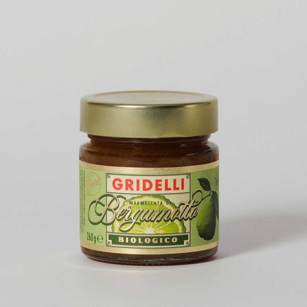 GRIDELLI MARMELADE MED BERGAMOT - MARMELLATA DI BERGAMOTTO - - Gridelli - StudioBuus