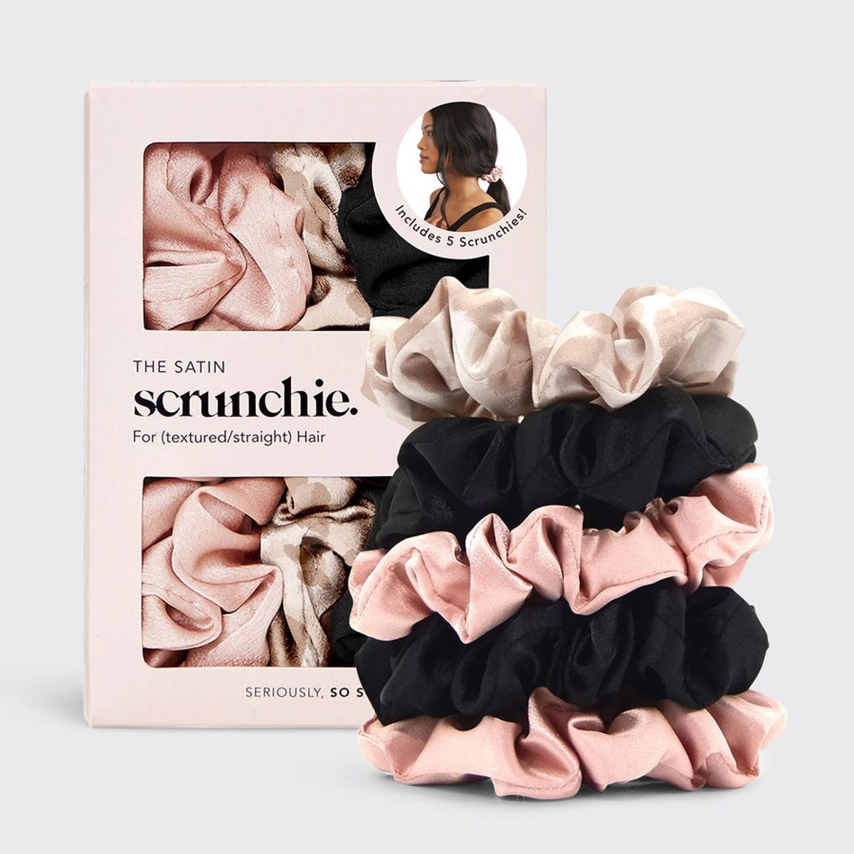 KITSCH - SATIN SCRUNCHIES & HÅRBÅND - SKÅNSOM MOD DIT HÅR - SCRUNCHIES - KITSCH - StudioBuus