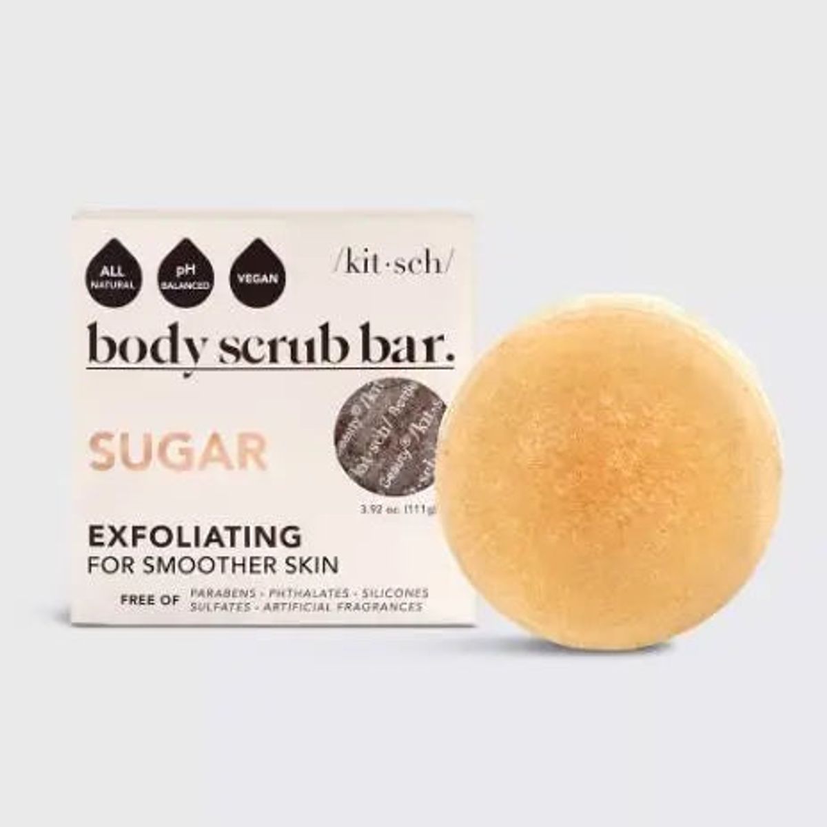 KITSCH - BODY SCRUB BAR M. SUGAR & WHITE TEA - EXFOLIATING - Body scrub - KITSCH - StudioBuus