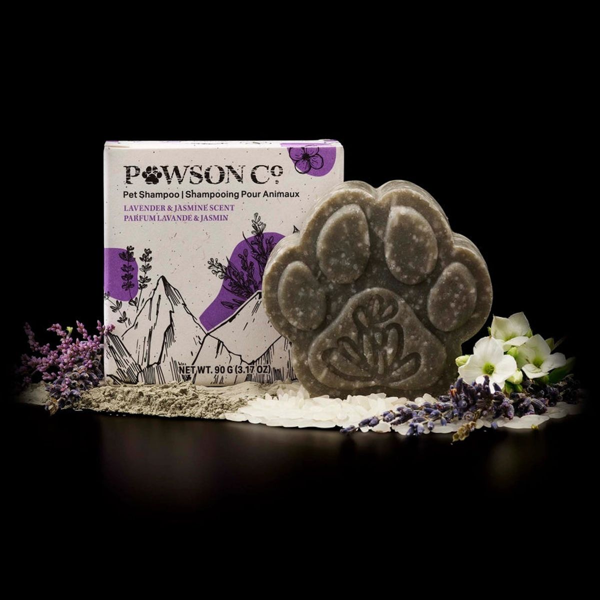 VIORI BEAUTY - PET SHAMPOO BAR M. LONGSHENG RISPROTEIN & LAVENDER & JASMINE - NATURLIG PLEJE TIL KÆLEDYR - Shampoo Bar - Viori Beauty - StudioBuus