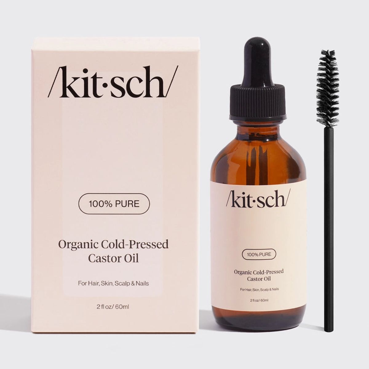 KITSCH - ORGANIC COLD-PRESSED CASTOR OIL - PLEJE HÅR, HUD & NEGLE - Ricinusoile - KITSCH - StudioBuus