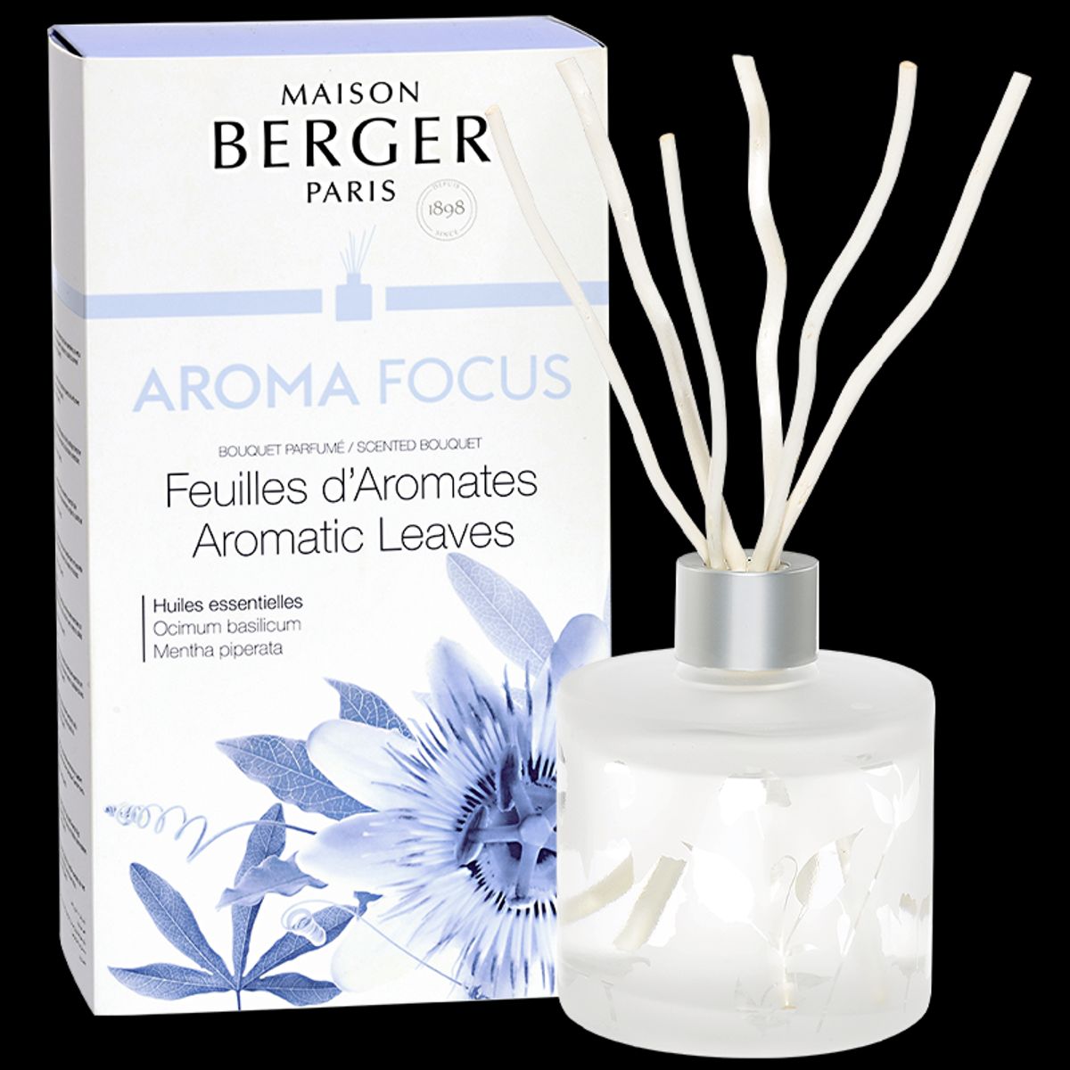 AROMA FOCUS DUFTPINDE - SANDBLÆST SCENTED BOUQUET - MAISON BERGER PARIS - Scented Bouquet / Flakon m. Duftpinde - Maison Berger Paris - StudioBuus