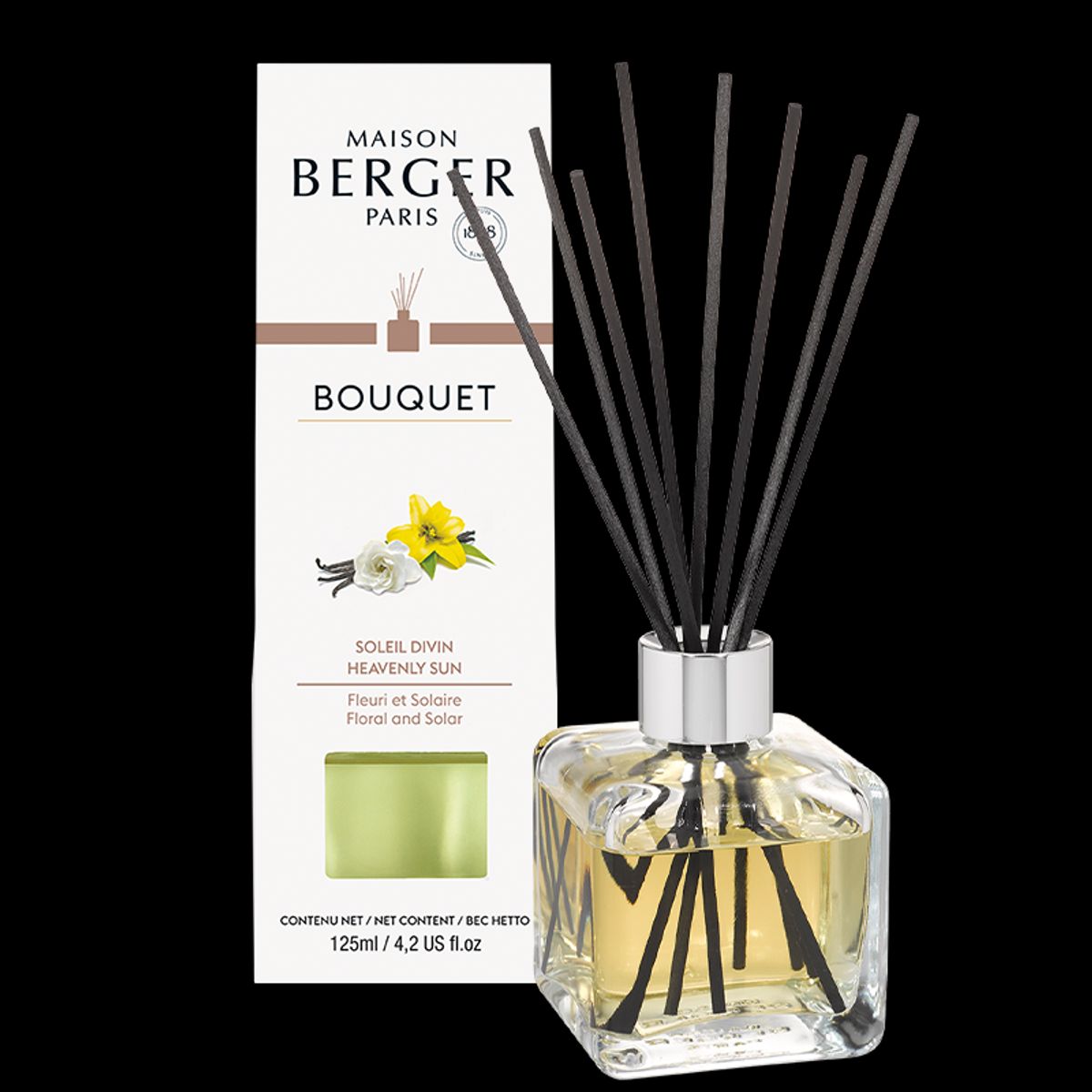 HEAVENLY SUN DUFTPINDE - CUBE SCENTED BOUQUET - MAISON BERGER PARIS - Scented Bouquet / Flakon m. Duftpinde - Maison Berger Paris - StudioBuus