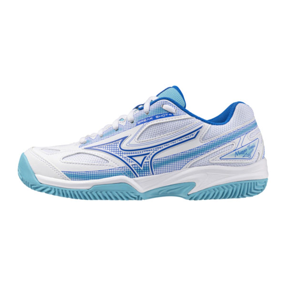 Mizuno Break Shot 4 CC Women (White/Mugen Blue/River Blue) - 36.5