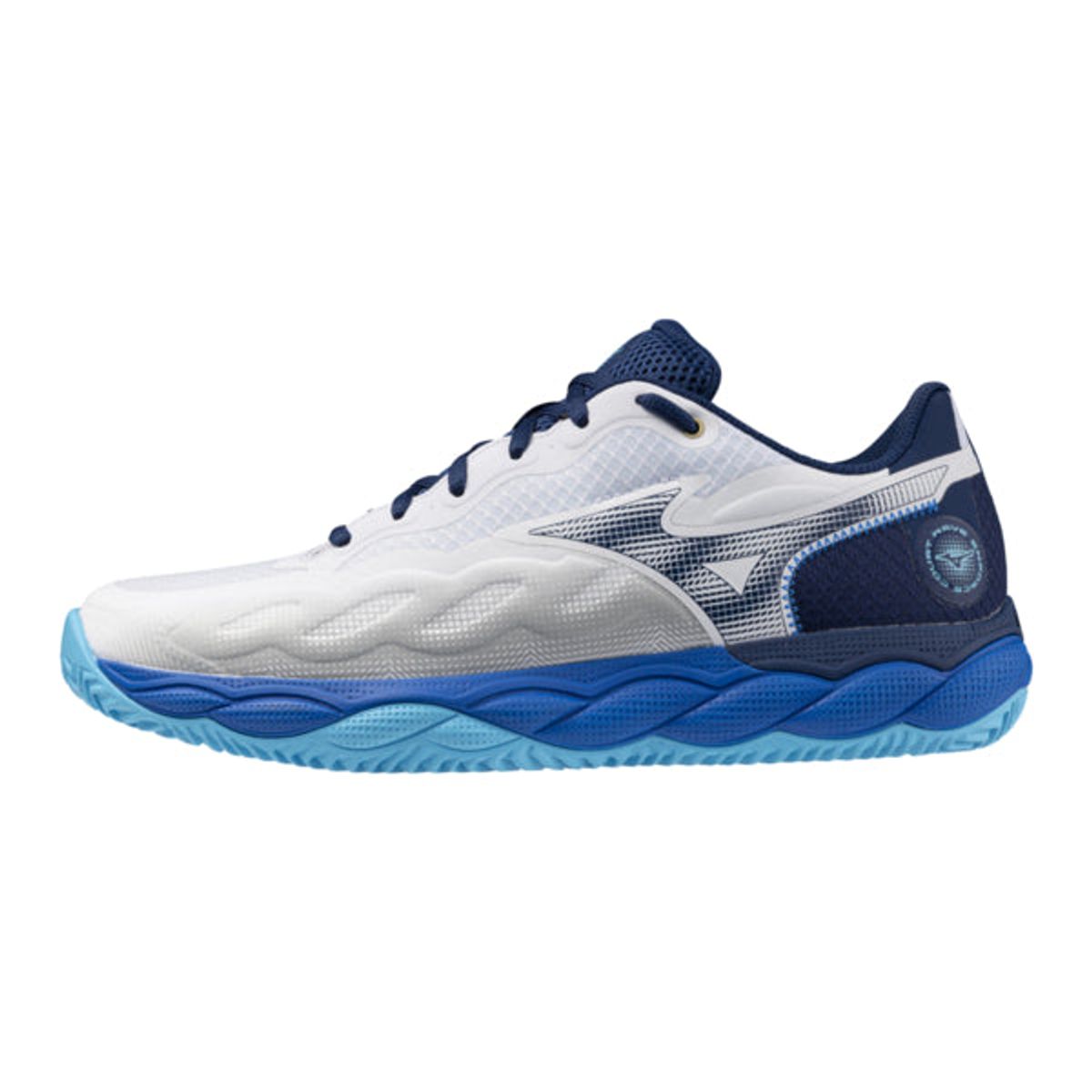 Mizuno Wave Enforce Court CC (White/Estate Blue/River Blue) - 42