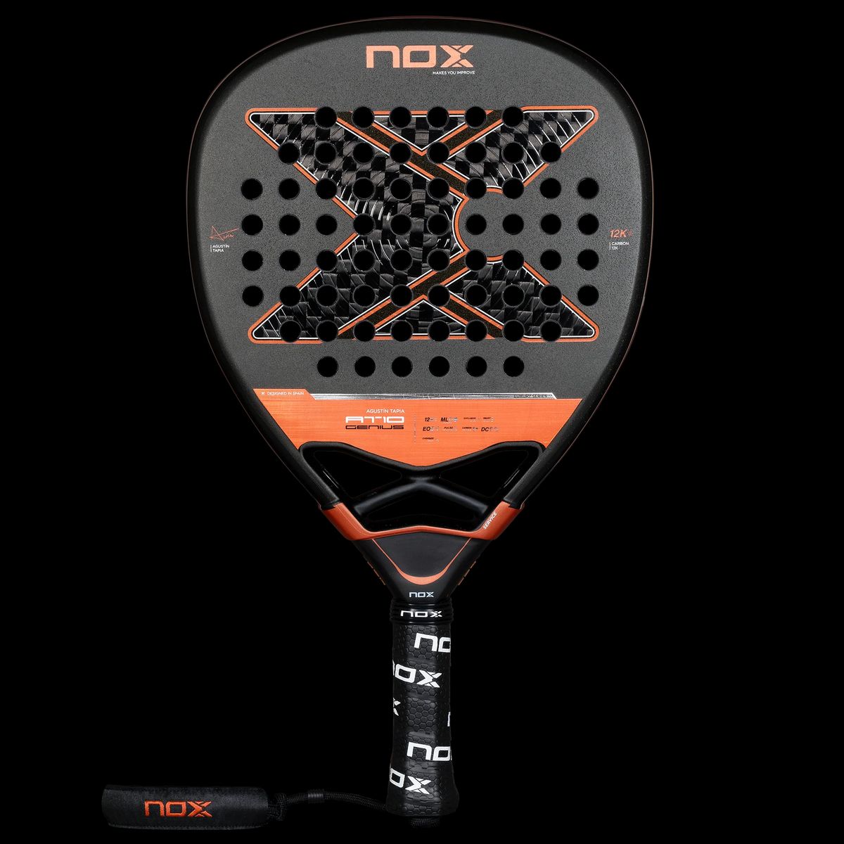 Nox AT10 Genius Attack 12K 2025 Padelbat