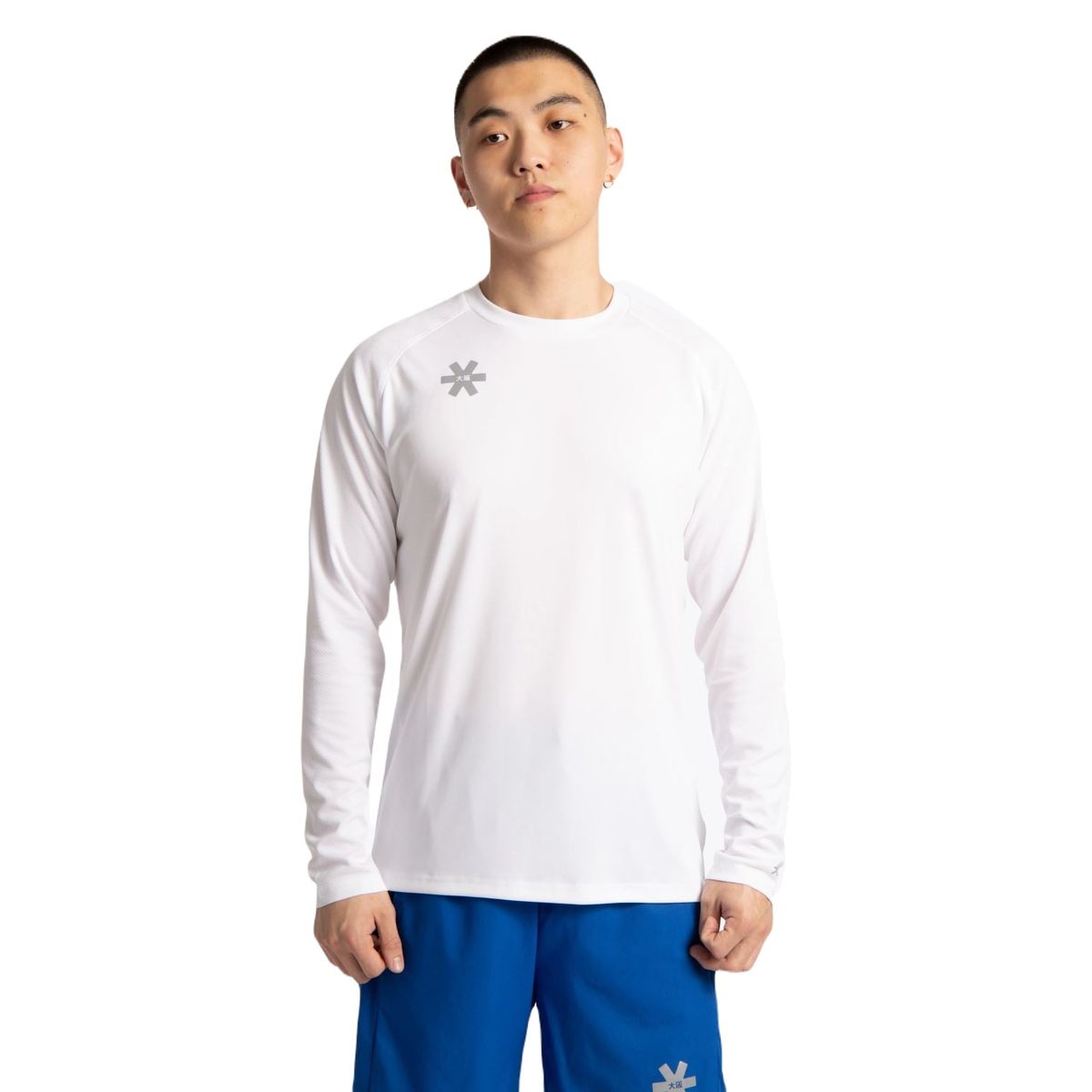 Osaka Men's Training Tee Long Sleeve (Hvid) - M