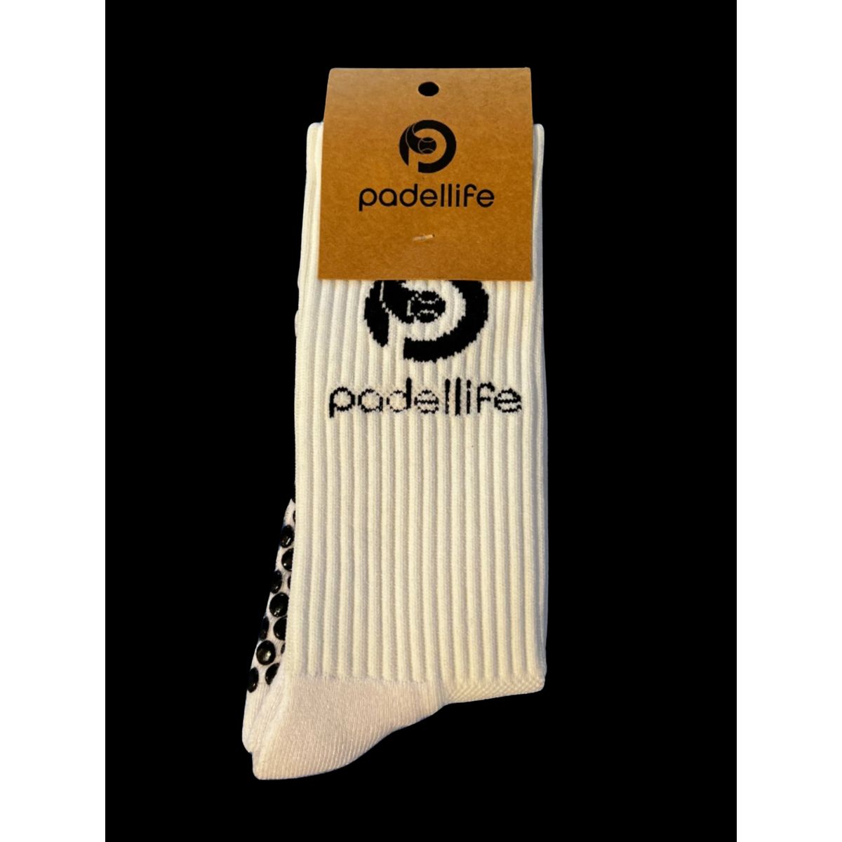 Padellife Gripsocks 2.0 (1 par, Hvid/Sort)