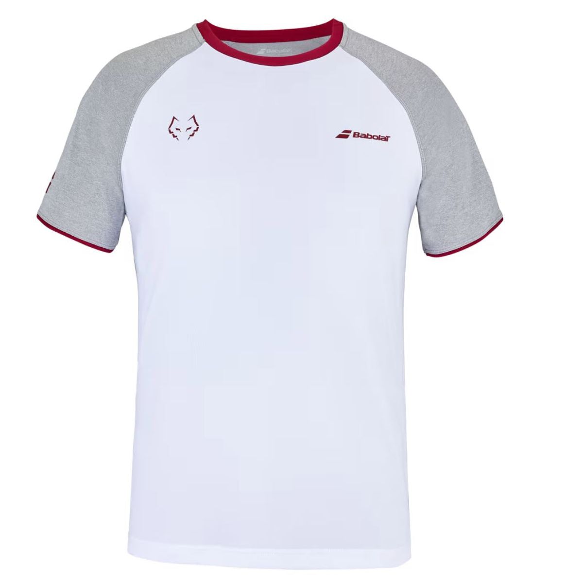 Babolat Crew Neck Tee Juan Lebron (White/White) - L