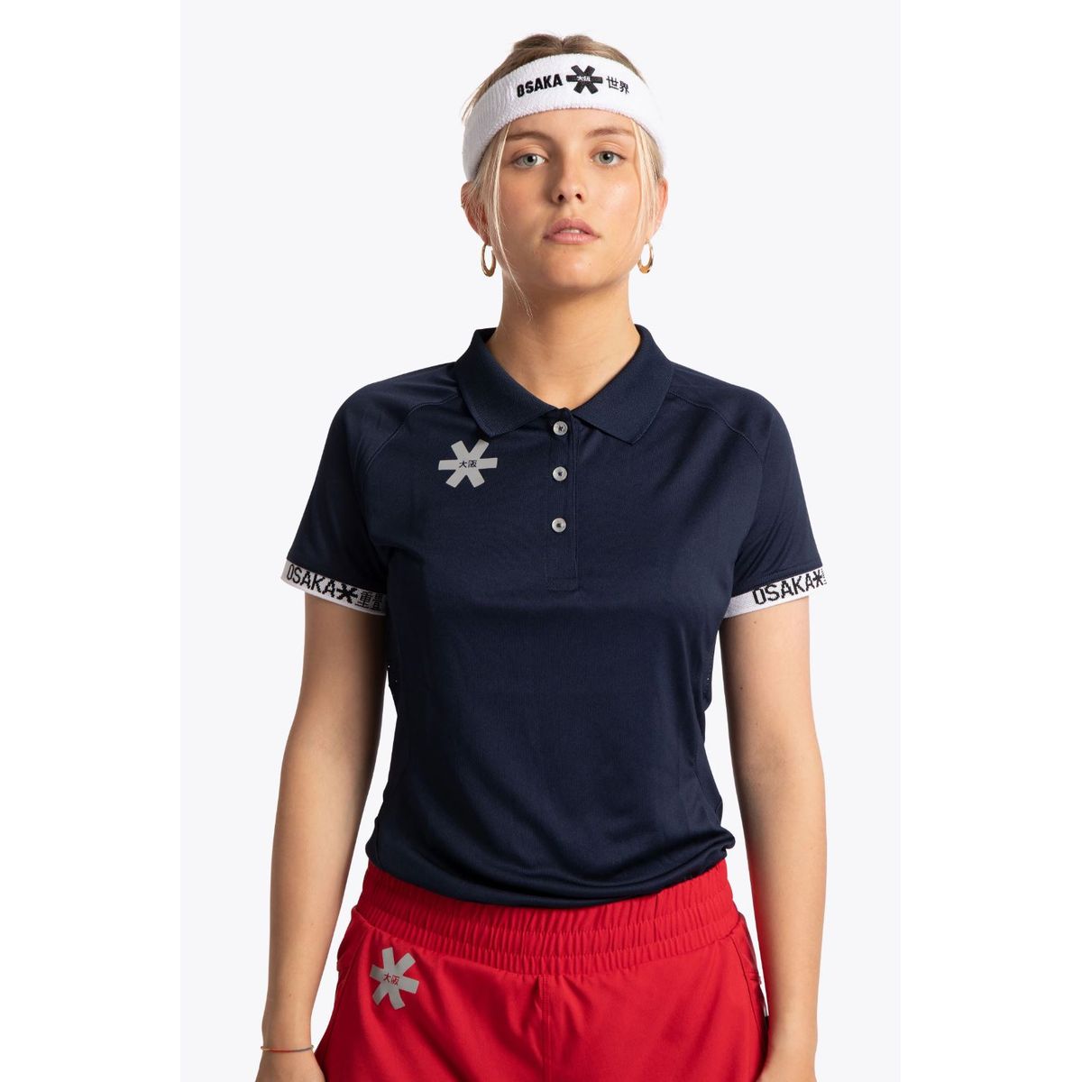 Osaka Women's Polo Jersey (Mørkeblå) - L