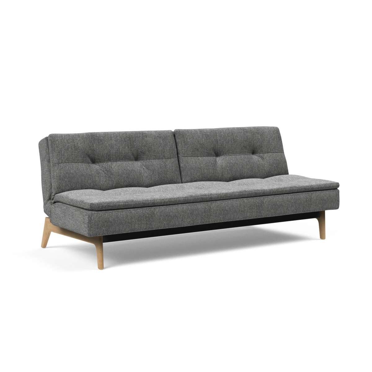 Dublexo Splitback Eik Sovesofa | 115x210 | Charcoal