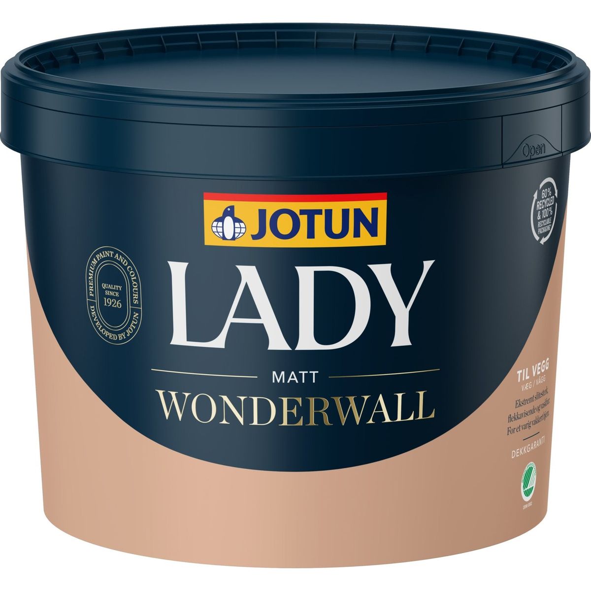 Jotun Lady Wonderwall Glans 5 - Robust & Vaskbar Vægmaling - 0.68 L - Maling