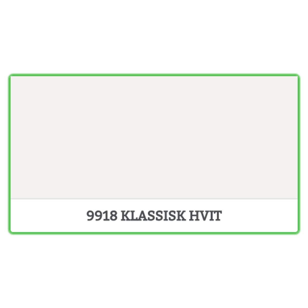 9918 - KLASSISK HVID - 9 L - Maling