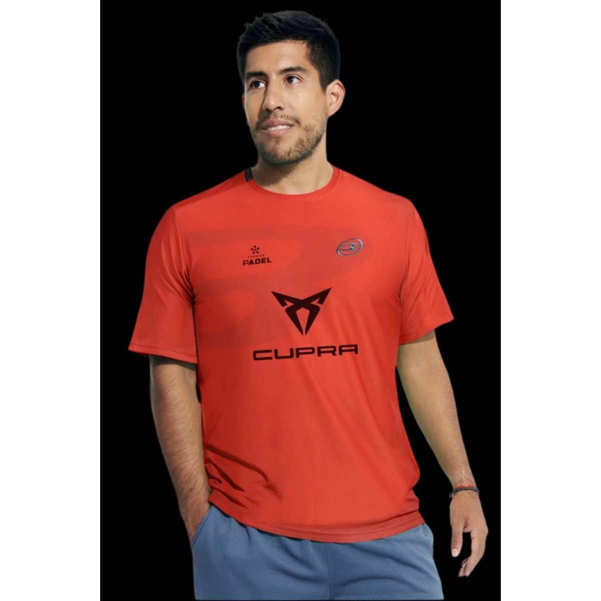 Bullpadel spiller T-shirt - Chingotto - Rød - T-shirt