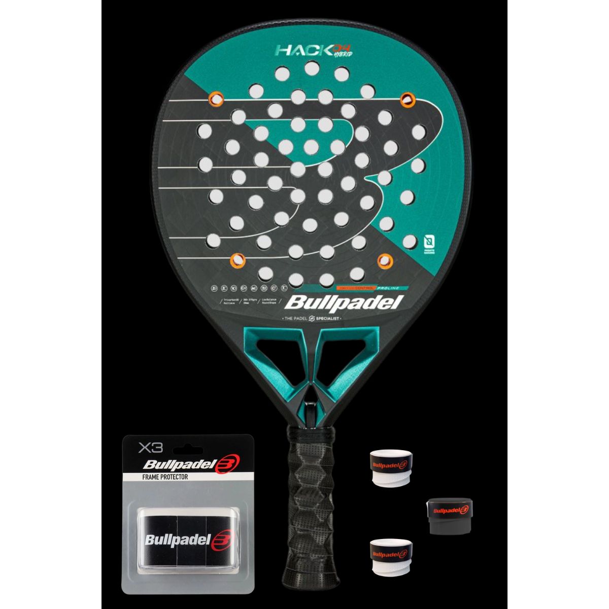 Bullpadel Hack 04 Hybrid 2025 - Padel bat