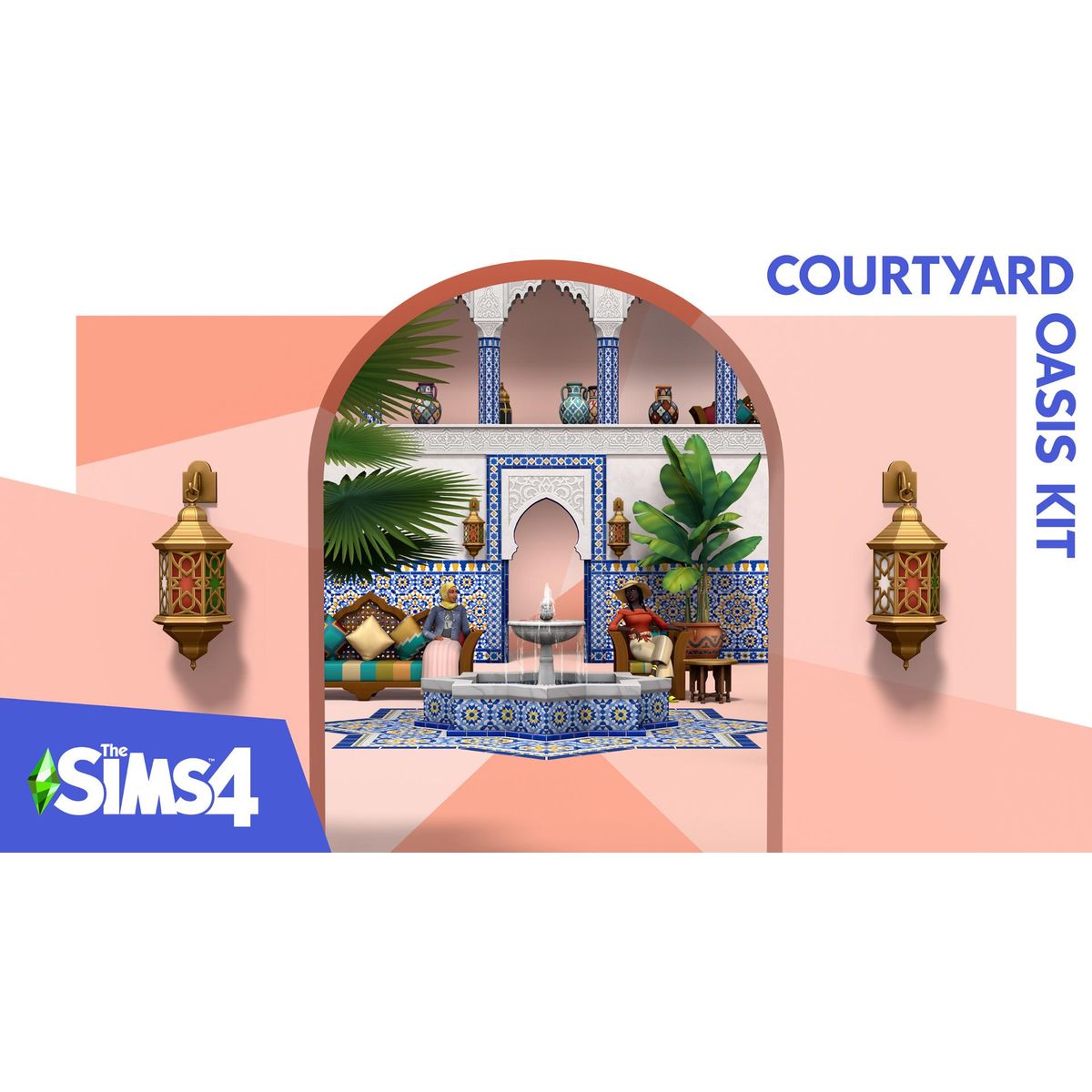 The Sims 4 - Courtyard Oasis Kit DLC Origin - EZGame.dk