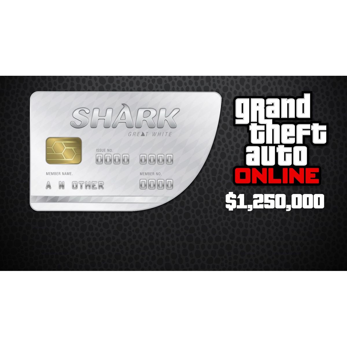 Grand Theft Auto Online - $1,250,000 Great White Shark Cash Card PC - CD Key - EZGame.dk