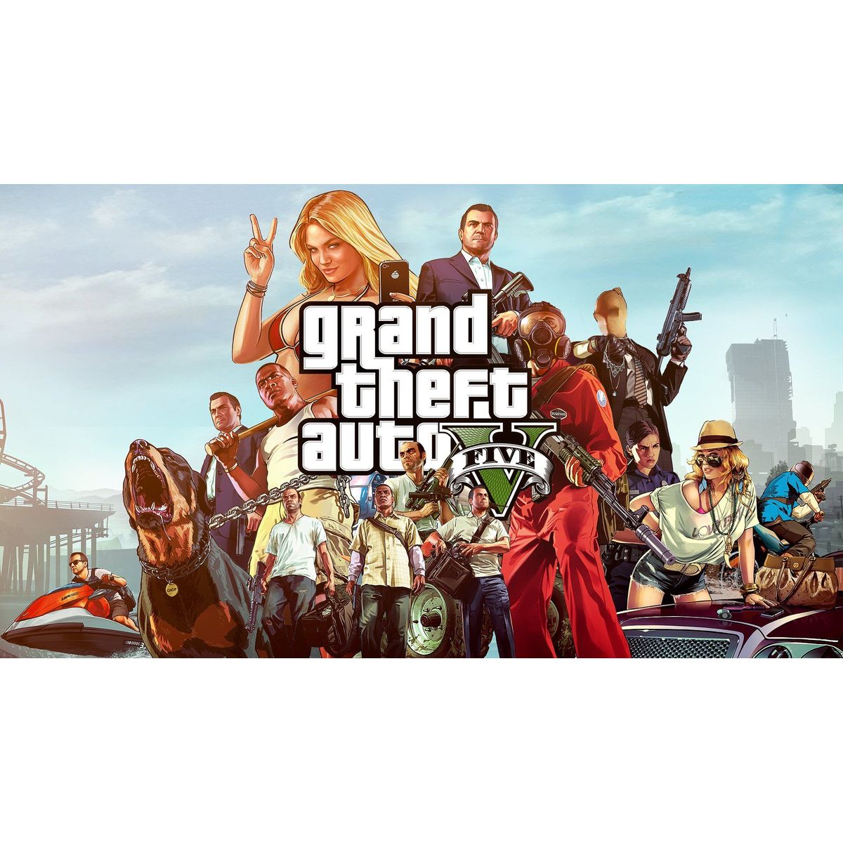 Grand Theft Auto V Rockstar Digital - CD Key - EZGame.dk