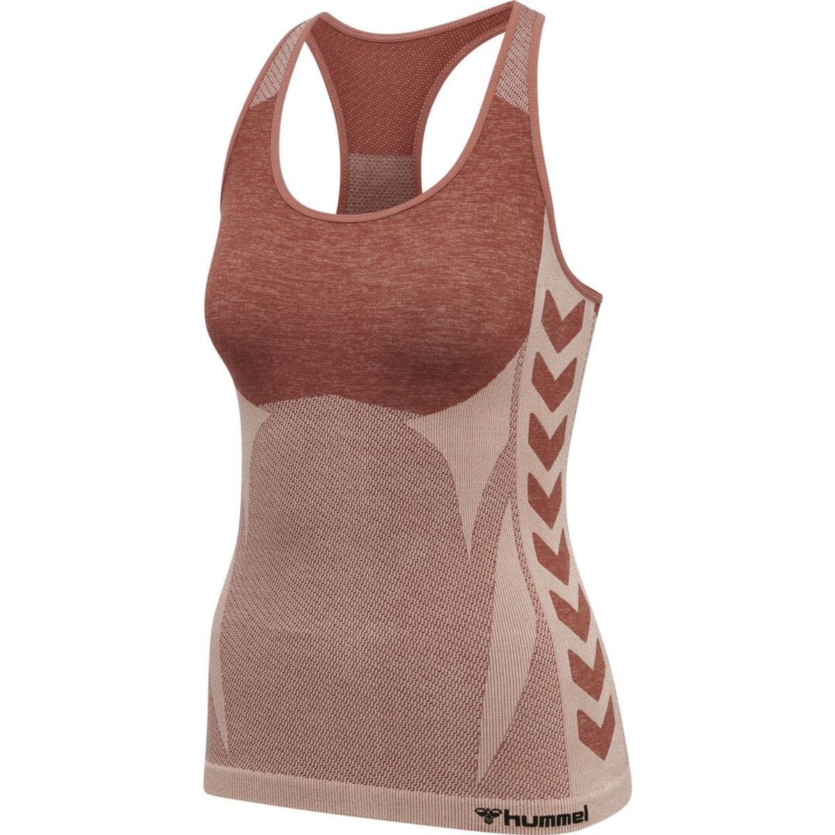 Hummel CLEA Seamless Top - Withered Rose/Rose Tan Melange