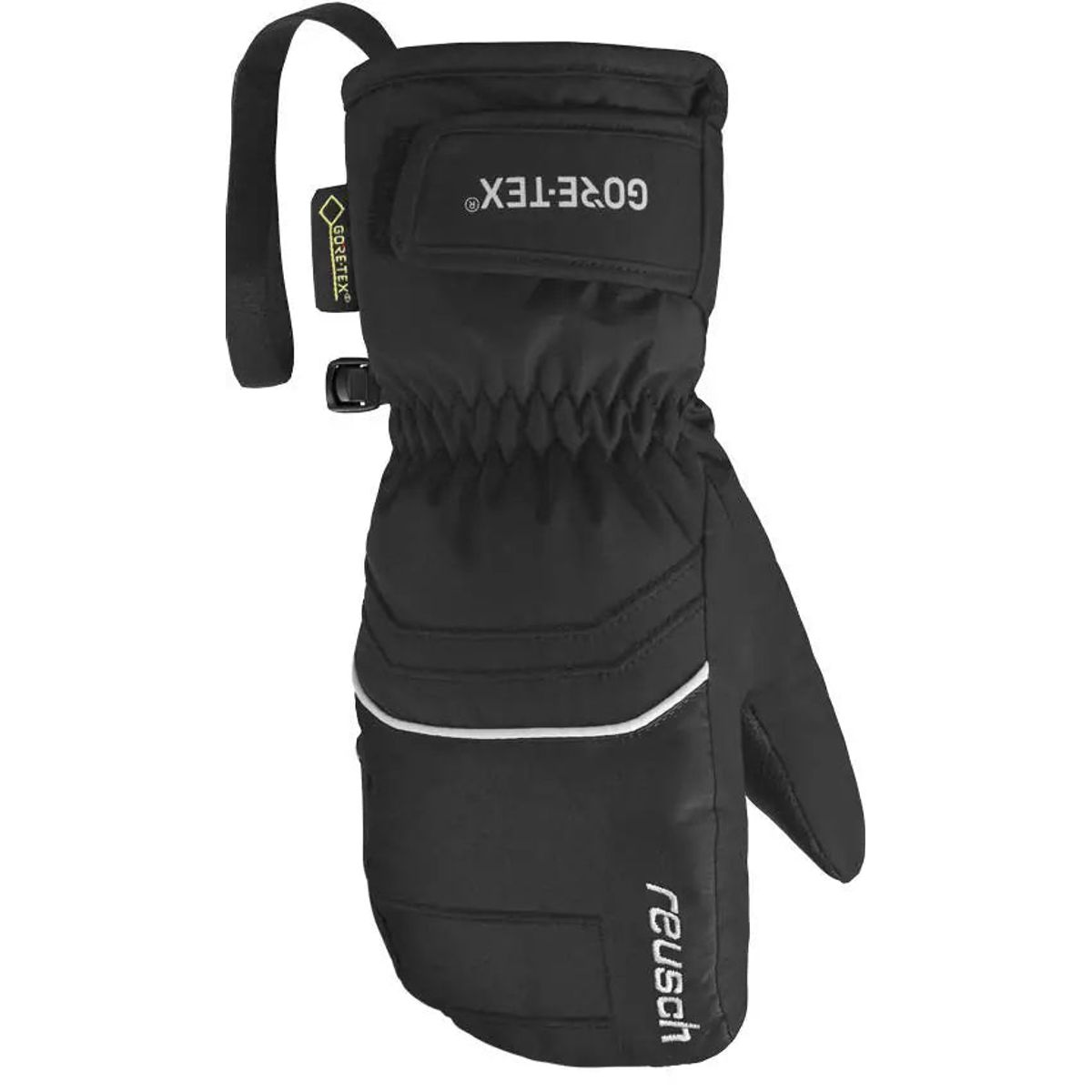 Reusch Tommy GTX® Velcro Junior Mitten, Black / 5