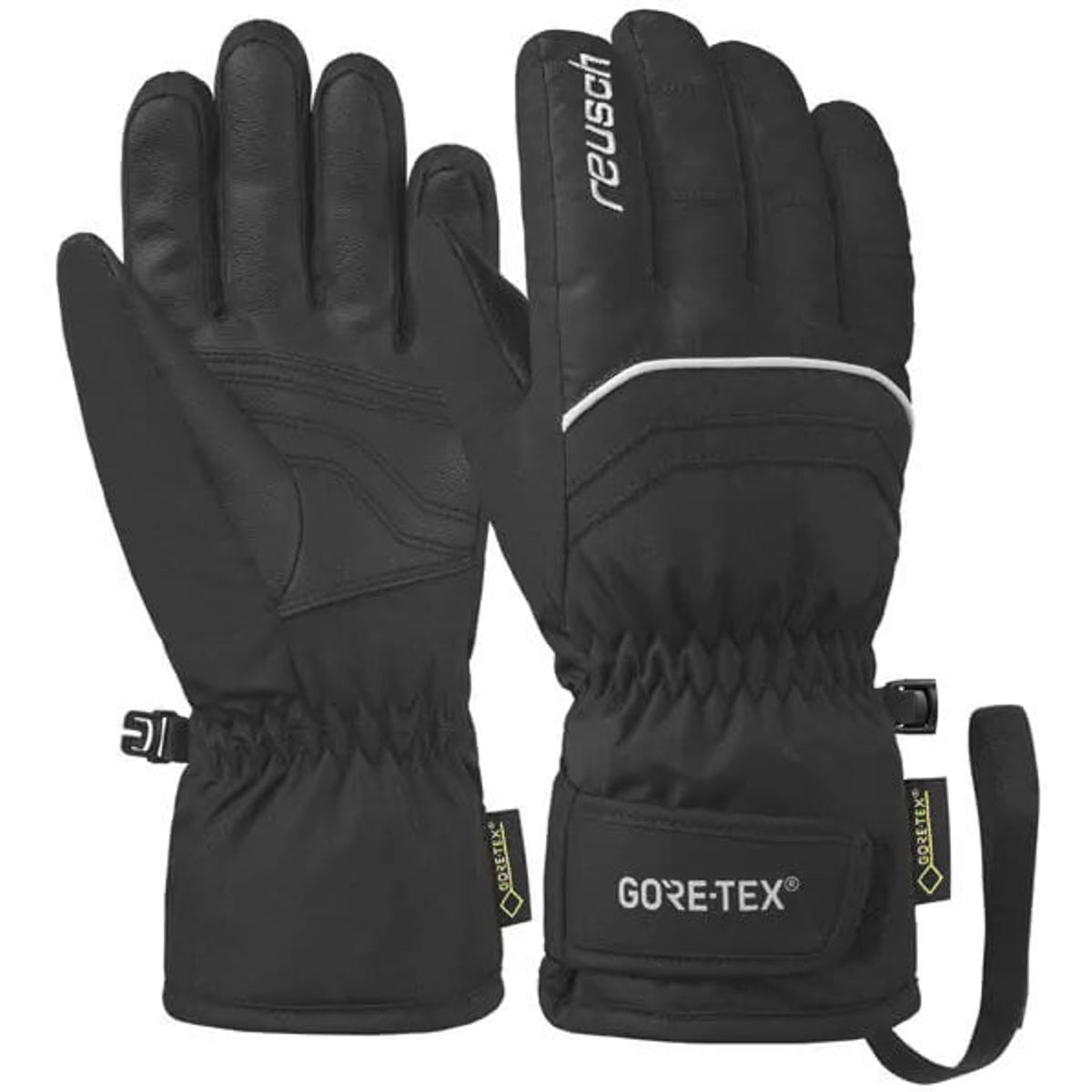 Reusch Tommy GTX® Velcro Junior, Black / 5.5