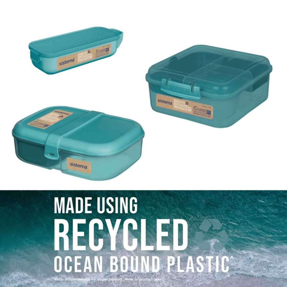 Sistema Ocean Bound Madpakke Sampak 9 - Teal Stone