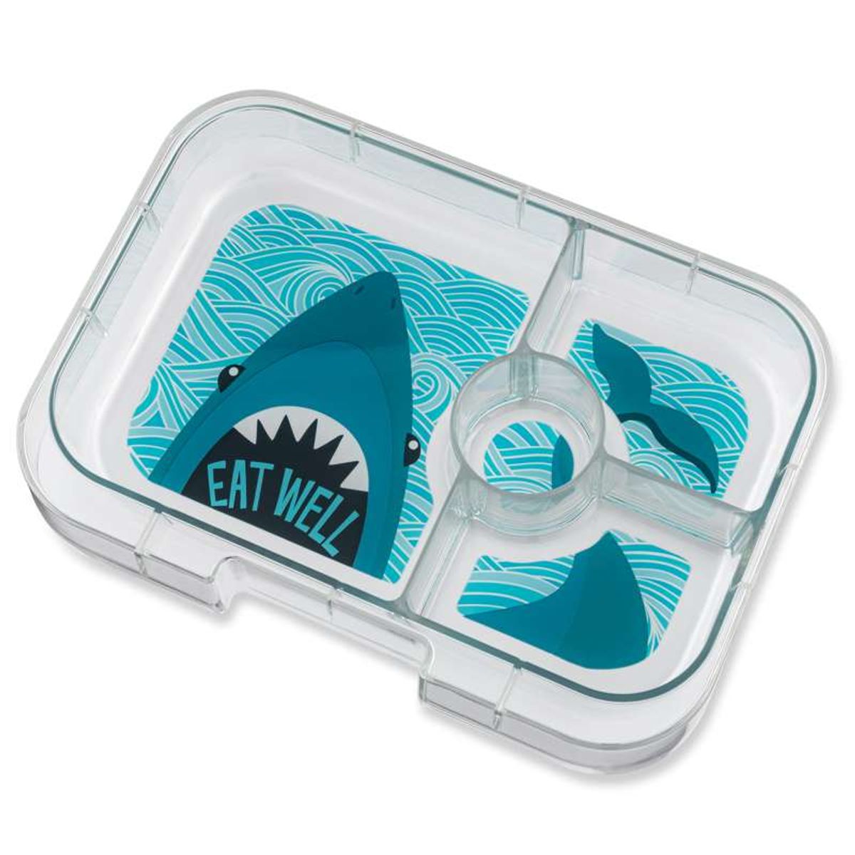 Yumbox Indsatsbakke - Panino Tray - 4 rum - Shark