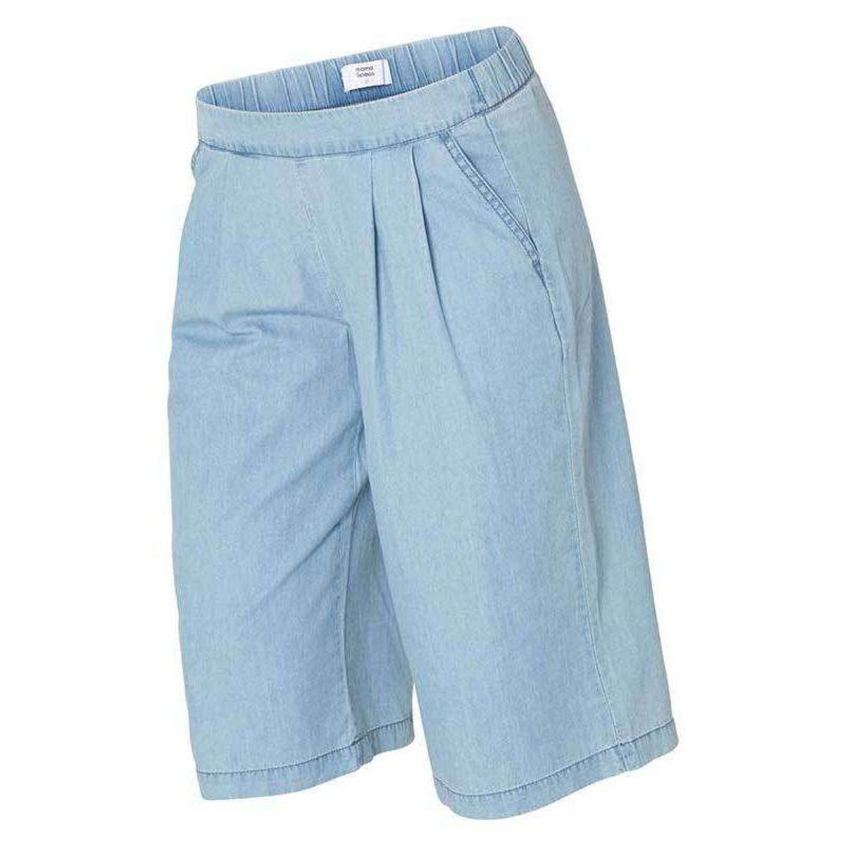 Mamalicious Tanja Graviditetsshorts - Light Blue Demin