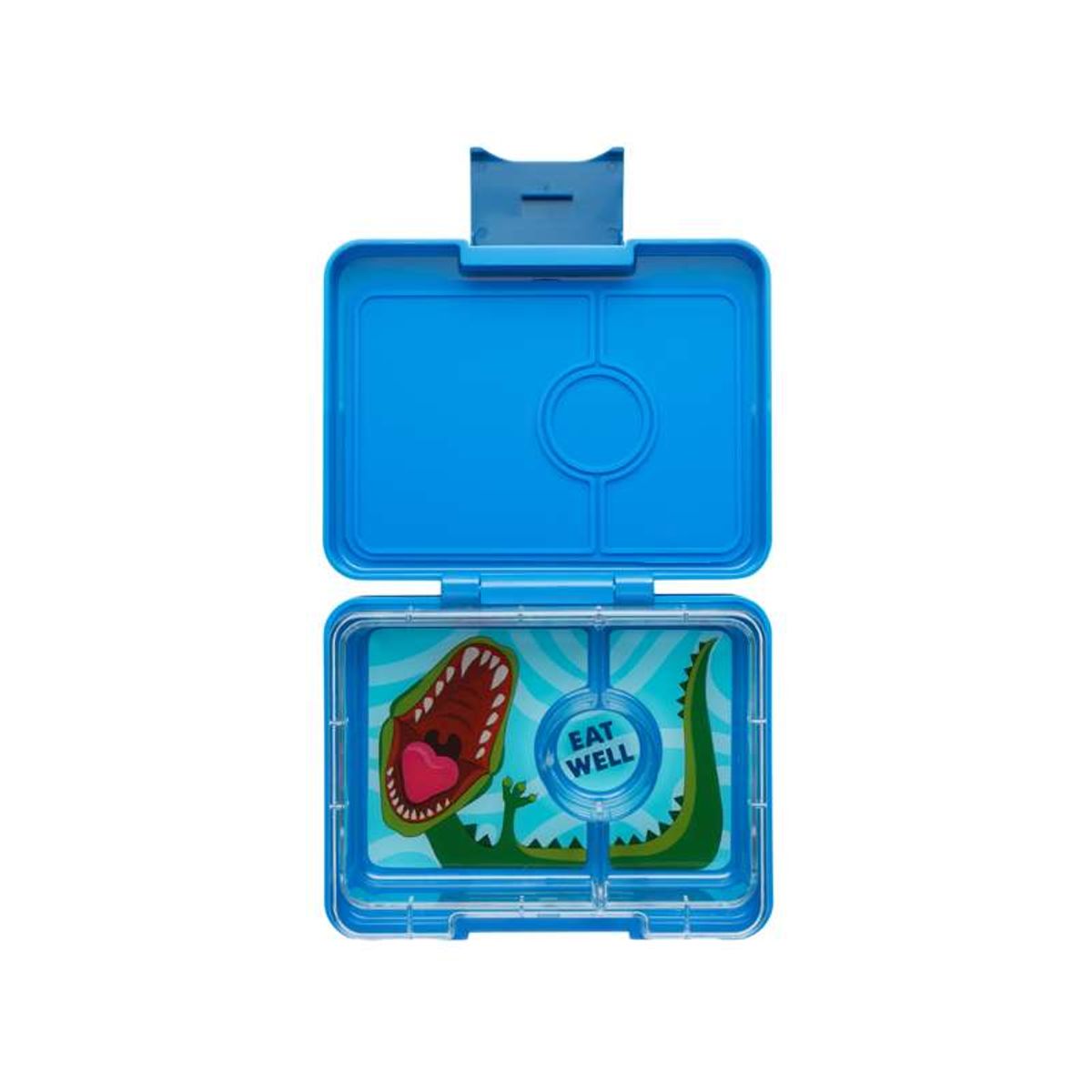 Yumbox Madkasse - Minisnack - 3 rum - Surf Blue/Dinosaur