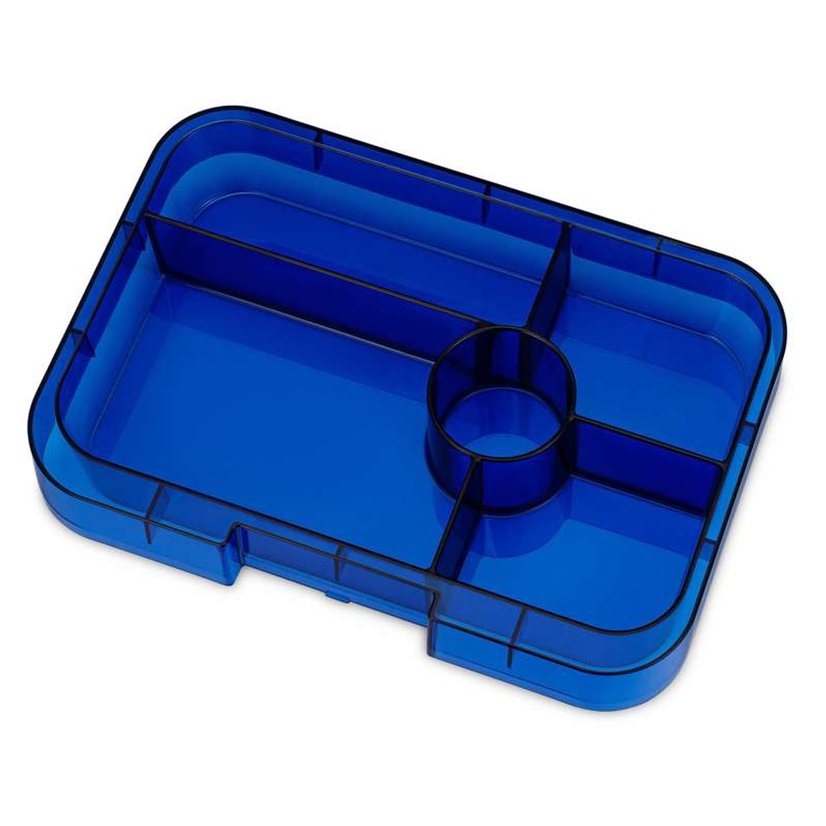 Yumbox Indsatsbakke - Tapas Tray - 5 rum - Clear Navy