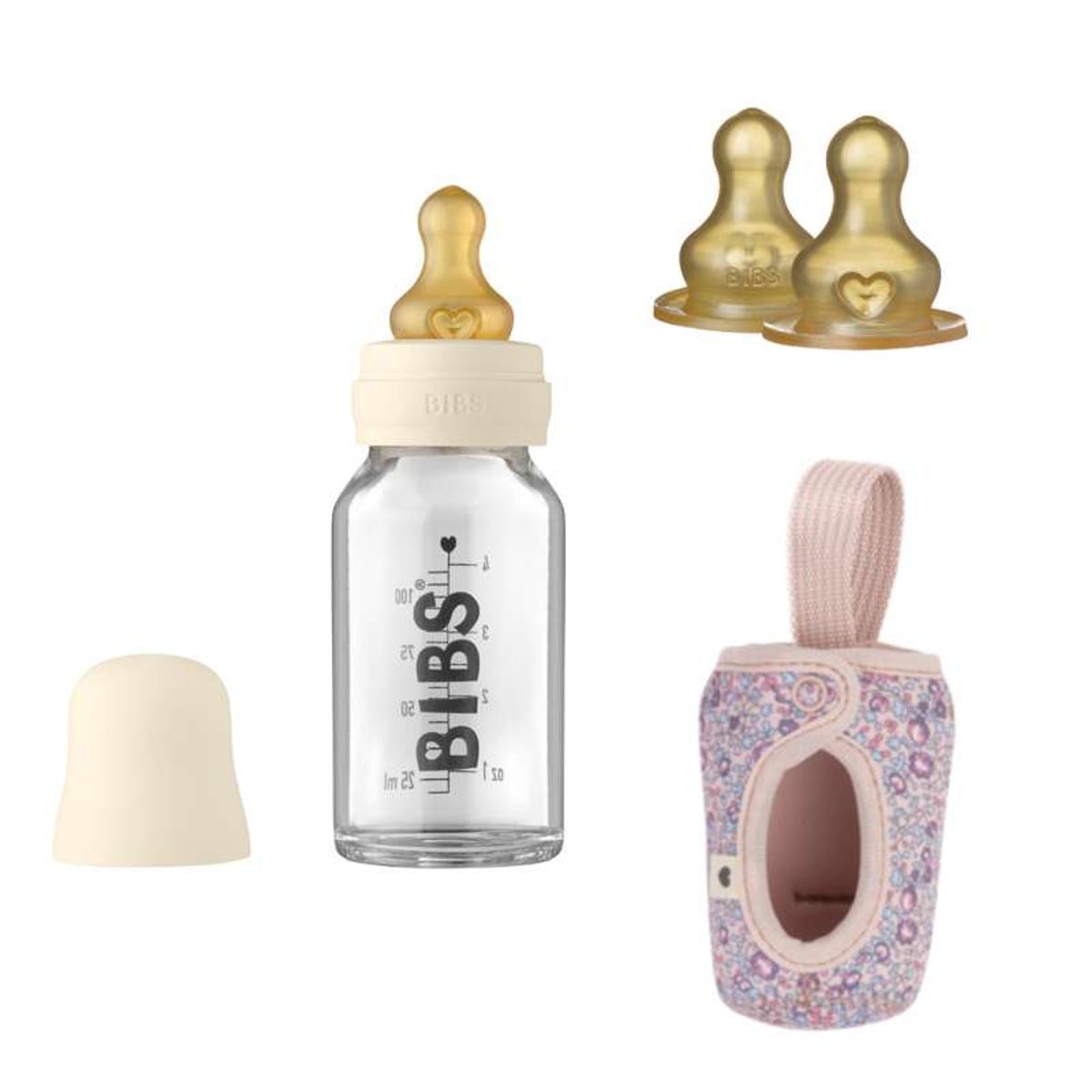 BIBS Bottle Bundle - No11 - Lille - Ivory/Eloise Blush