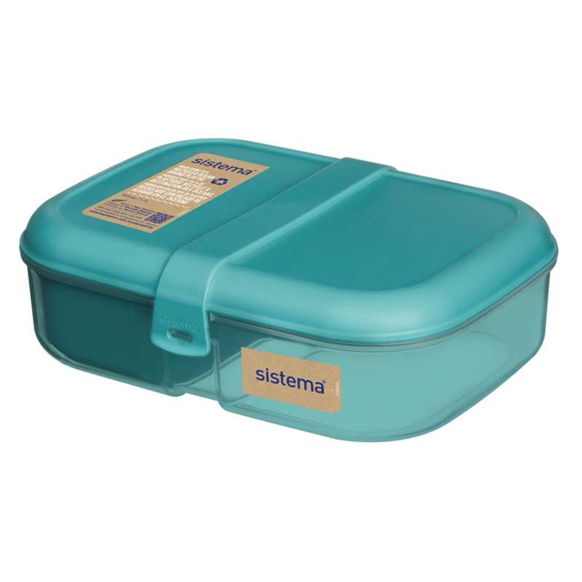 Sistema Ocean Bound Madkasse - Ribbon Lunch To Go - 1.1L - Teal Stone