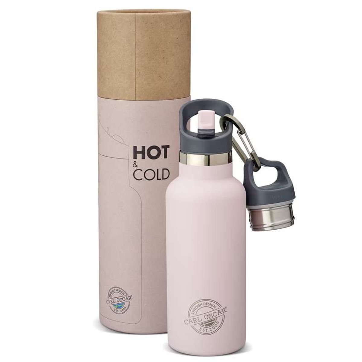 Carl Oscar TEMPFlask Termoflaske - 0.5L - Rosa