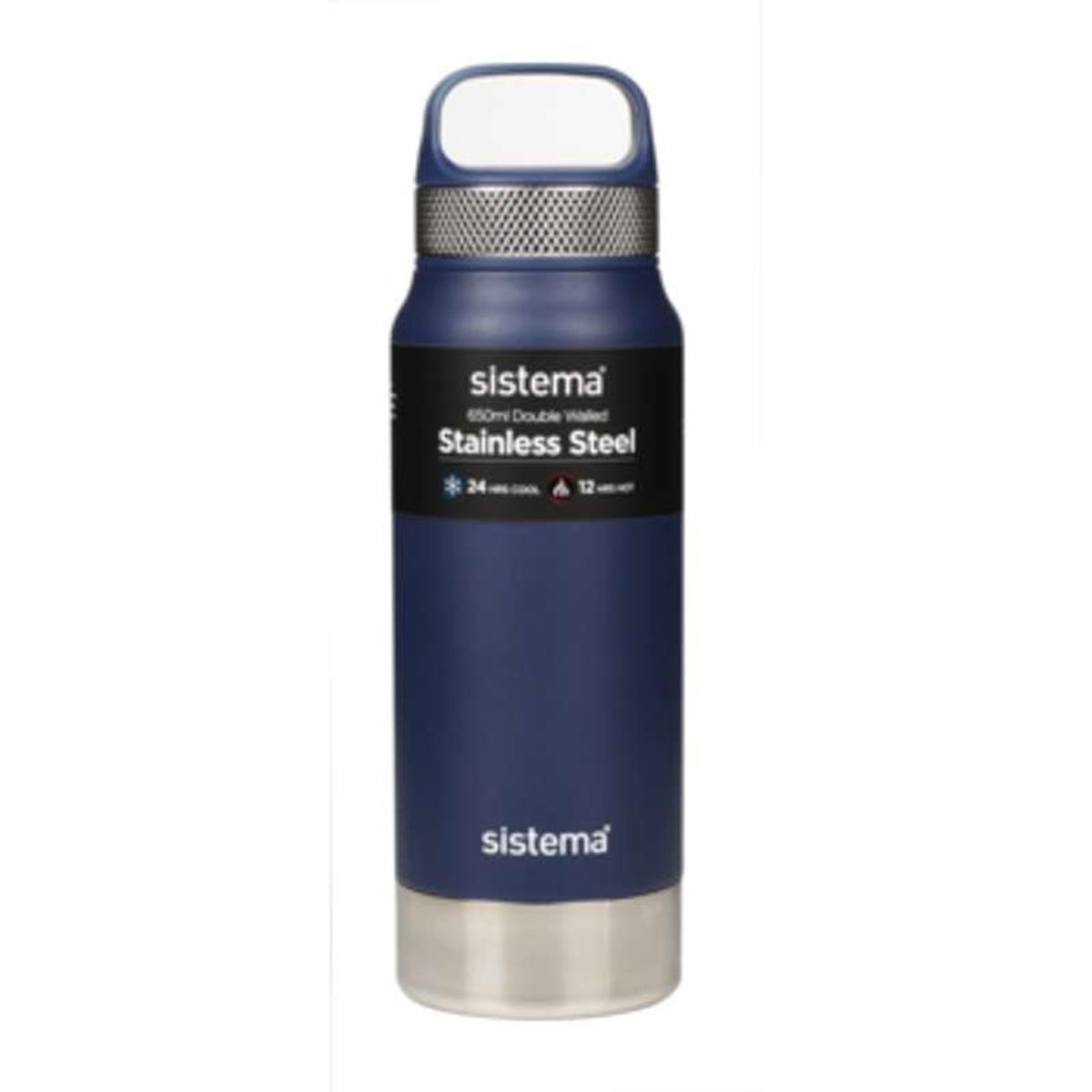 Sistema Termoflaske - Rustfrit Stål - 650ml - Navy