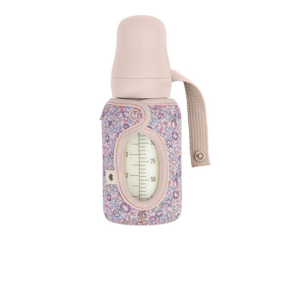 BIBS Bottle - Sleeve til Sutteflaske - Lille - 110 ml. - Eloise/Blush