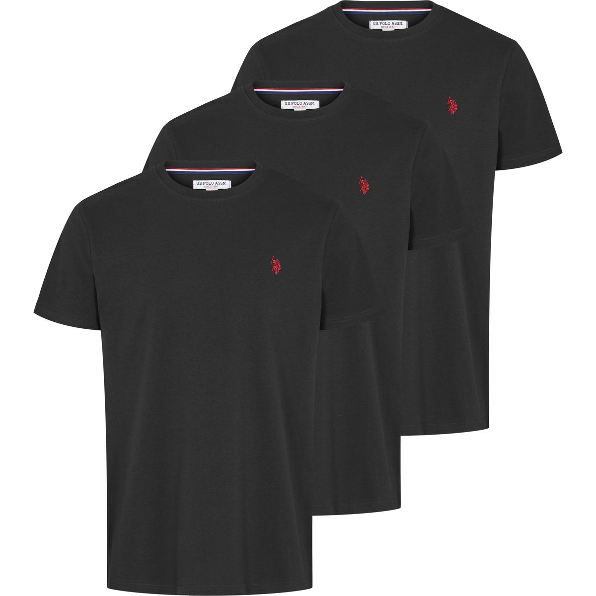 Arjun 3-pack T-Shirts - U.S. Polo Assn - Herre - M