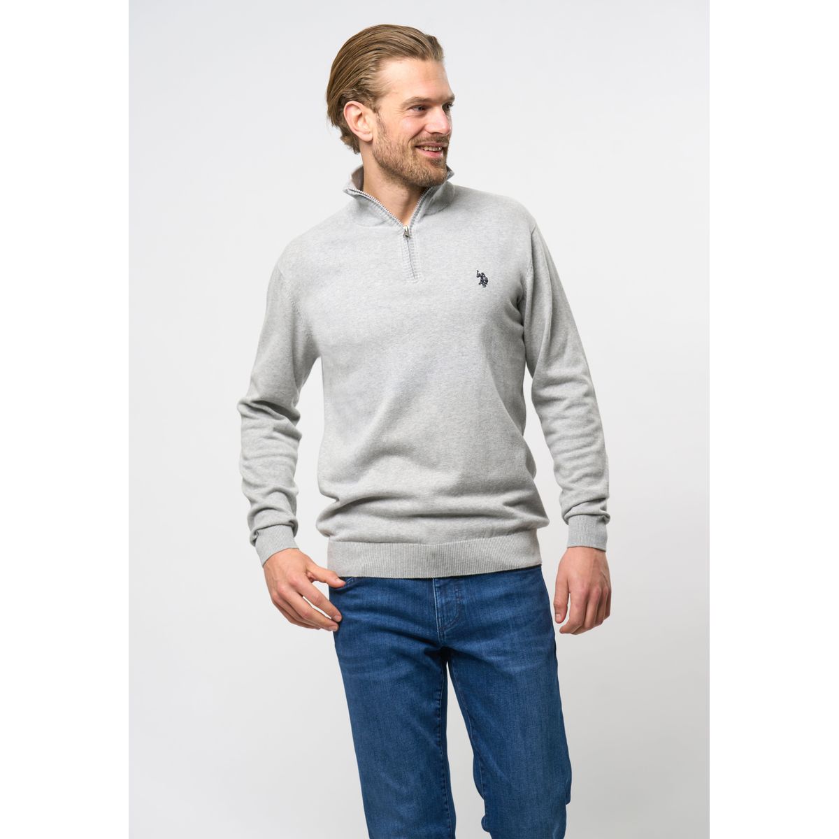 Brison Half-zip Striktrøjetrøje - U.S. Polo Assn - Herre - L