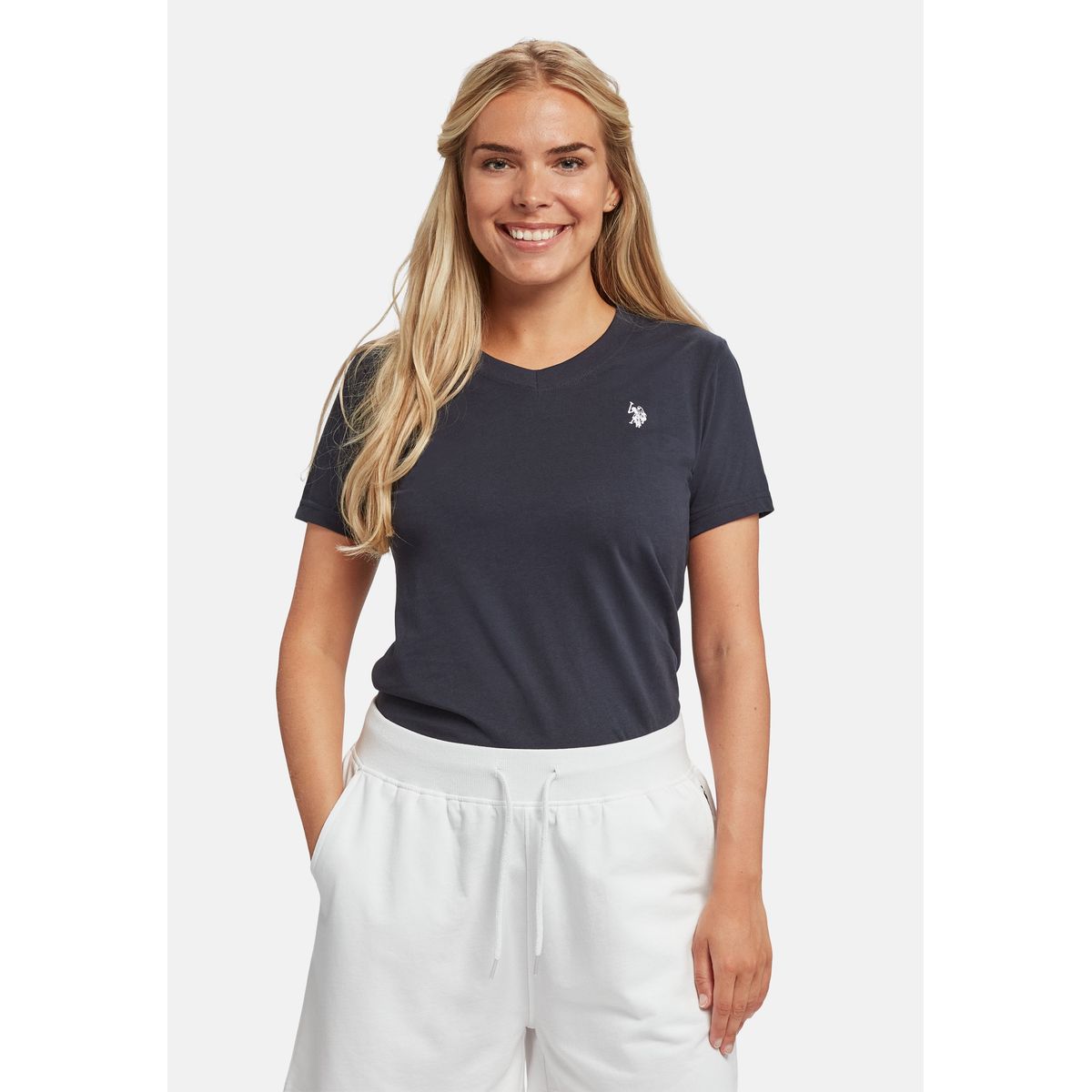 Assia V-Neck T-shirt - U.S. Polo Assn - Kvinder - S