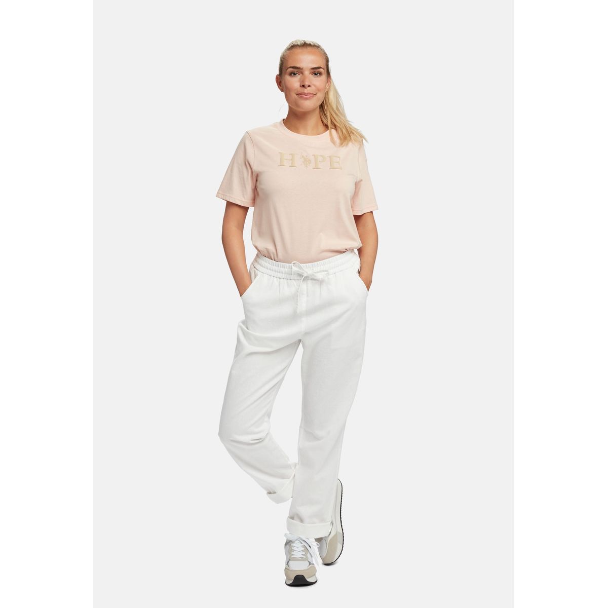 Claire Linen Bukser - U.S. Polo Assn - Kvinder - S