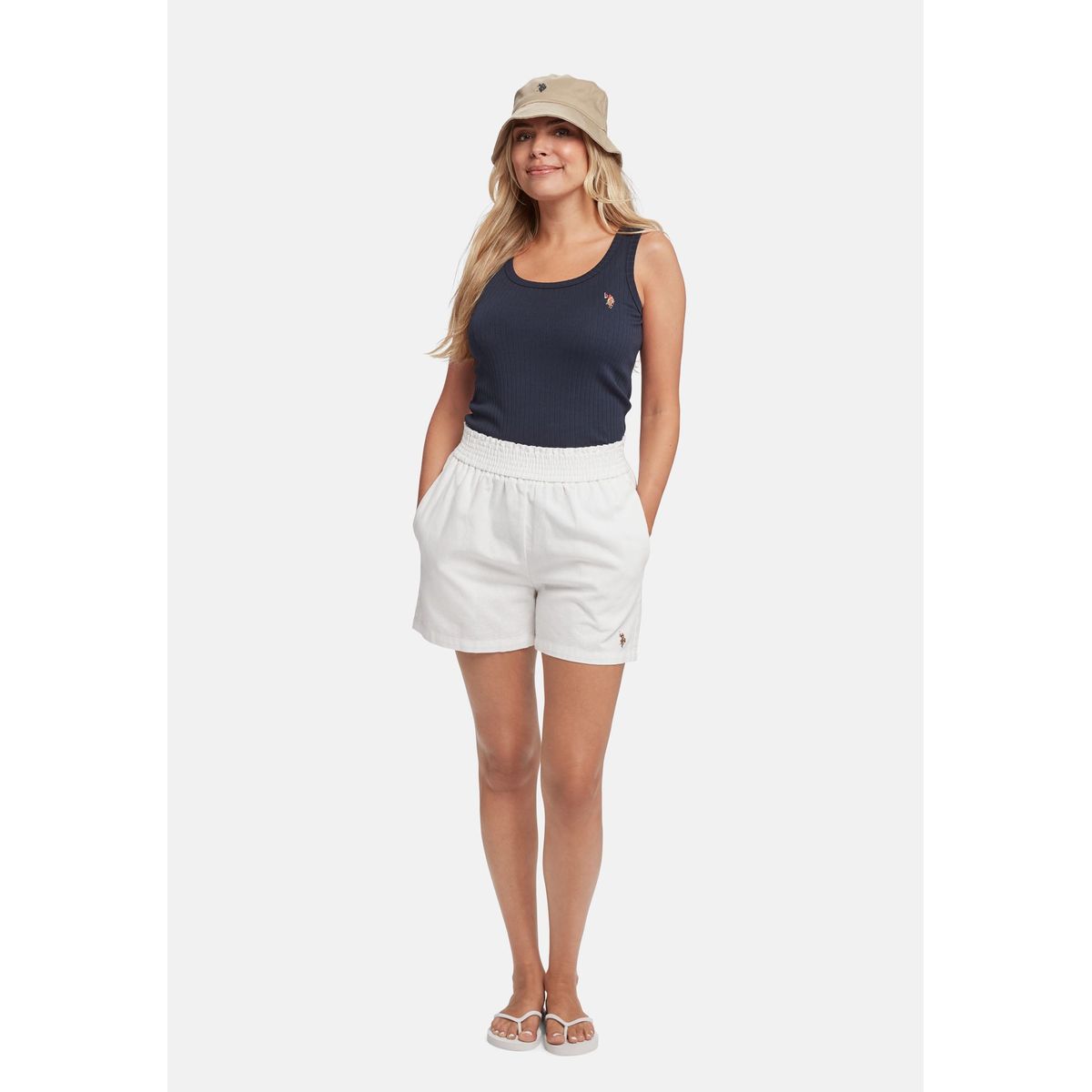 Cornelia Linen Shorts - U.S. Polo Assn - Kvinder - S