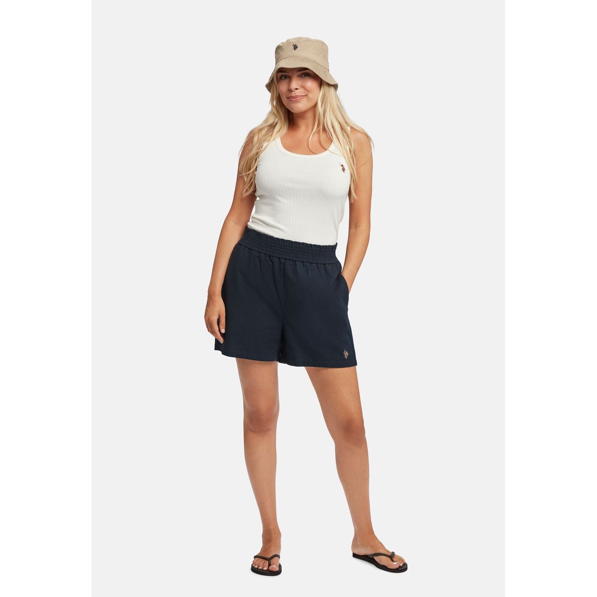 Cornelia Linen Shorts - U.S. Polo Assn - Kvinder - S