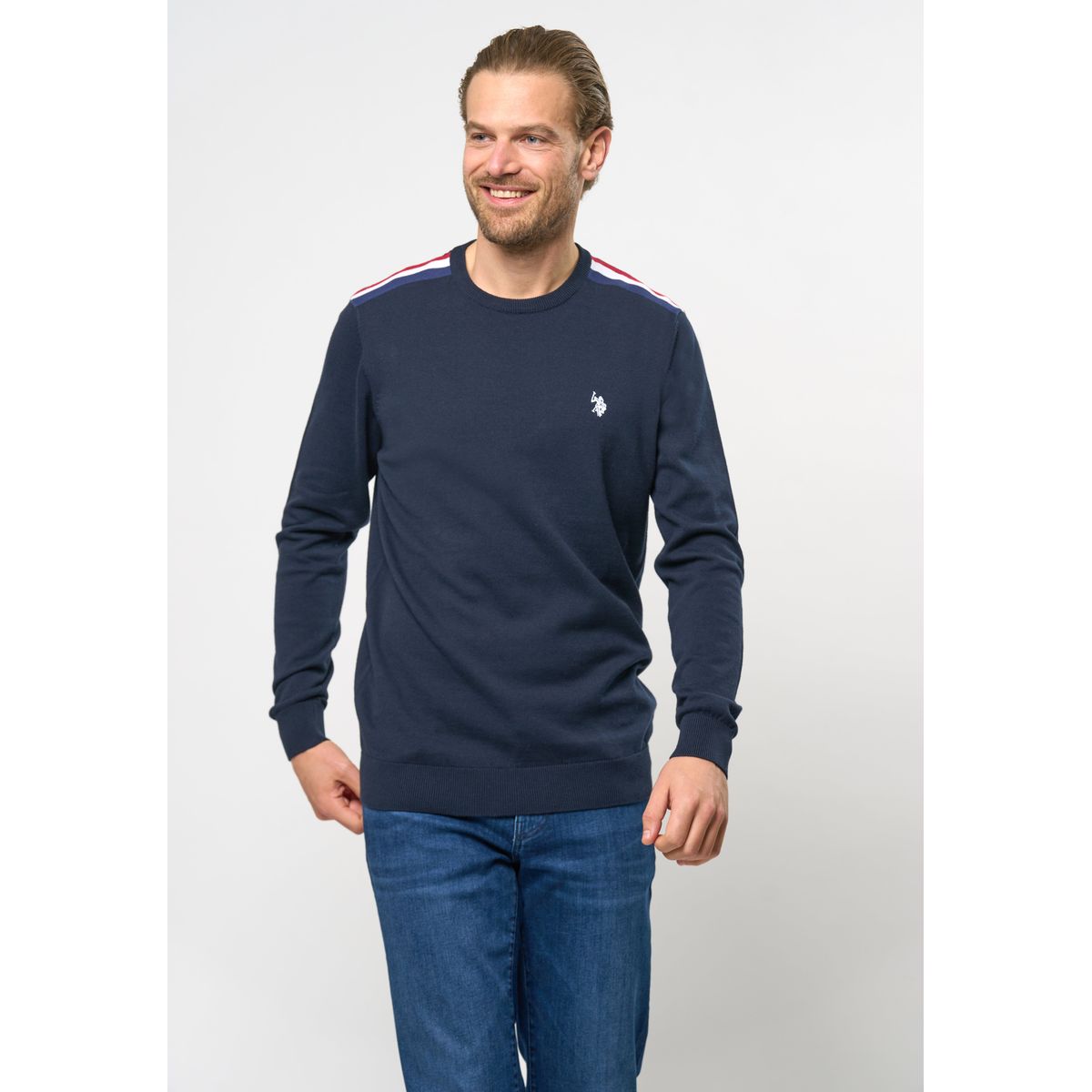 Karlo Striktrøje - U.S. Polo Assn - Herre - XL