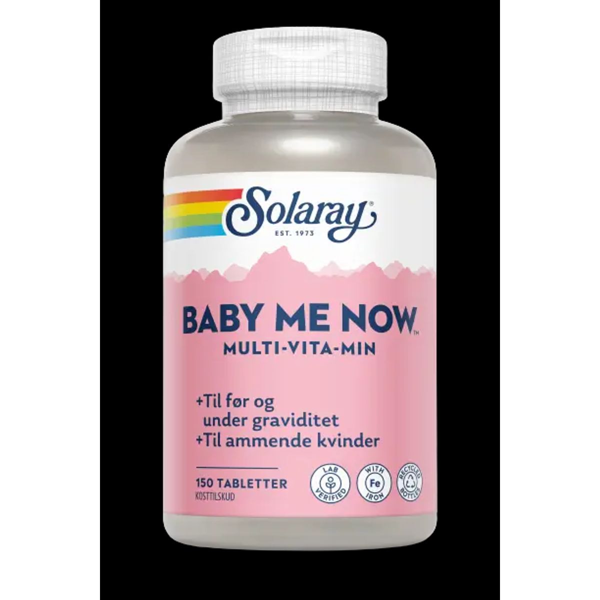 Solaray Baby-Me-Now. Multivitamin. 150 tabletter