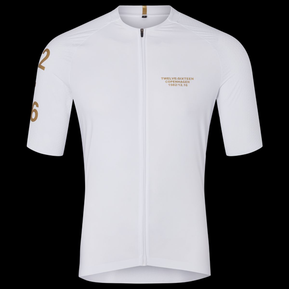 Twelve Sixteen Cykeltrøje Sky Pro Jersey Hvid/guld - XXL