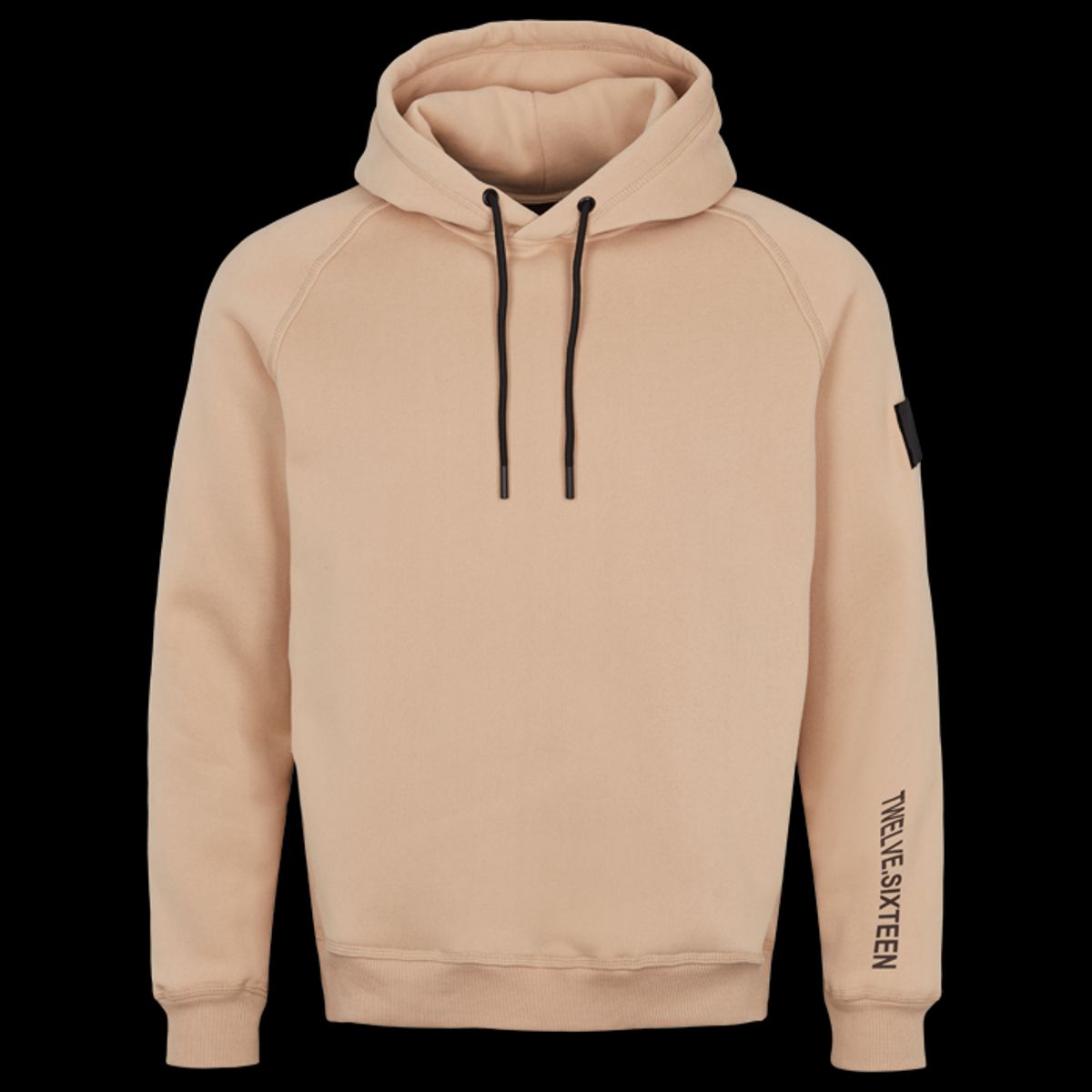 Twelve Sixteen Hoodie Sand Bomuld - Medium