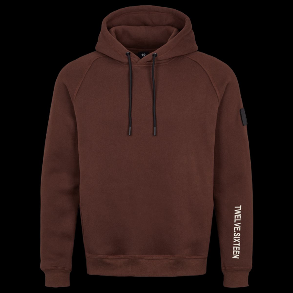 Twelve Sixteen Hoodie Mørke Brun Bomuld - XXXL