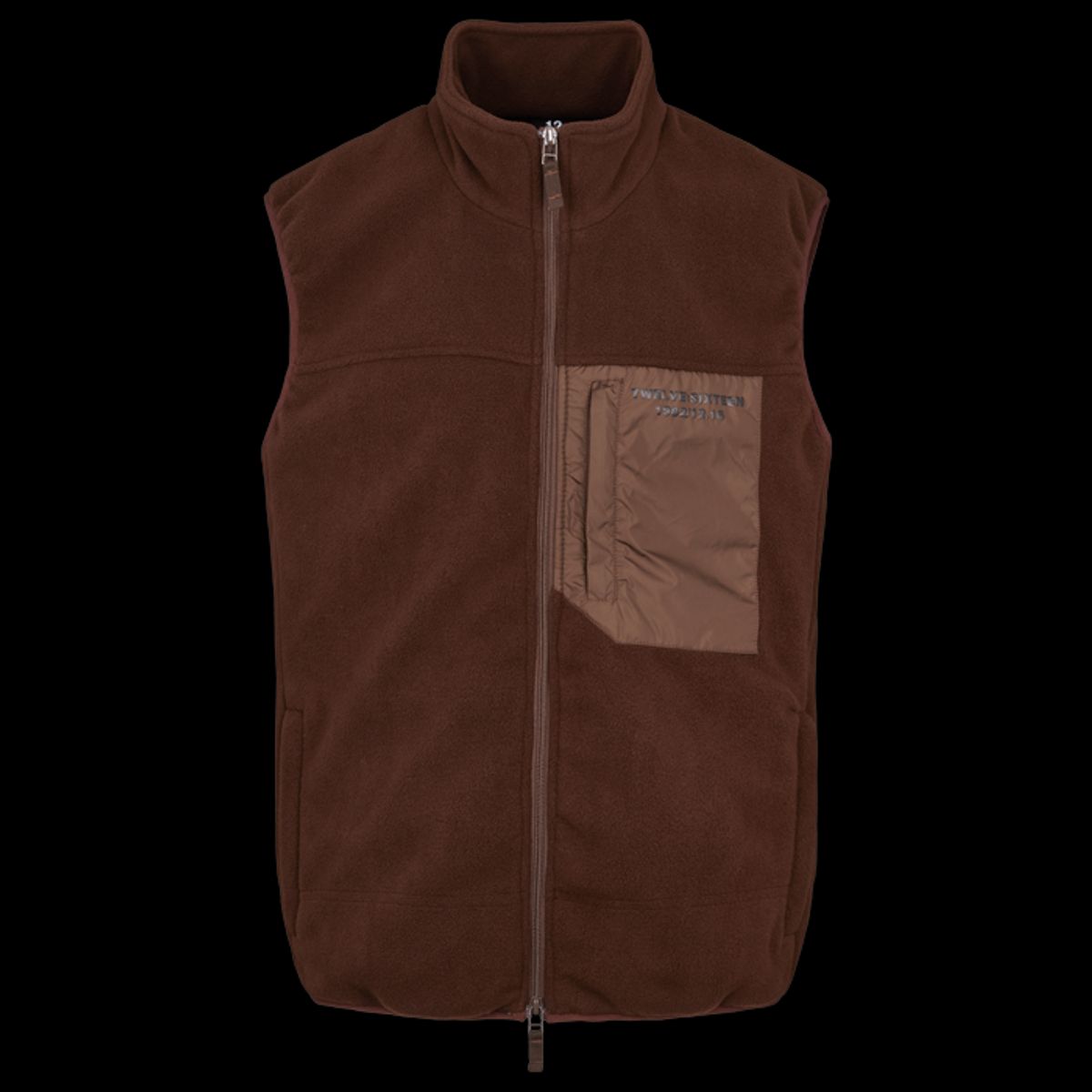 Twelve Sixteen Fleece Vest Brun - Medium